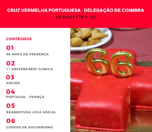 Newsletter 3 - Delega&ccedil;&atilde;o de Coimbra da Cruz Vermelha Portuguesa